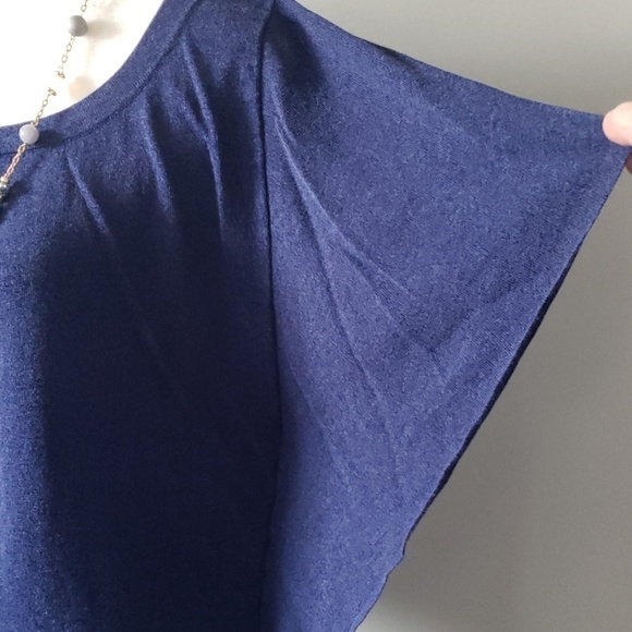 Principles navy blue lightweight batwing sweater - Picture 5 of 13